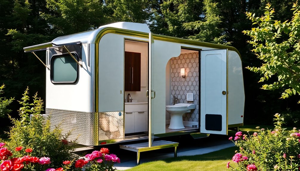 luxury restroom trailer options