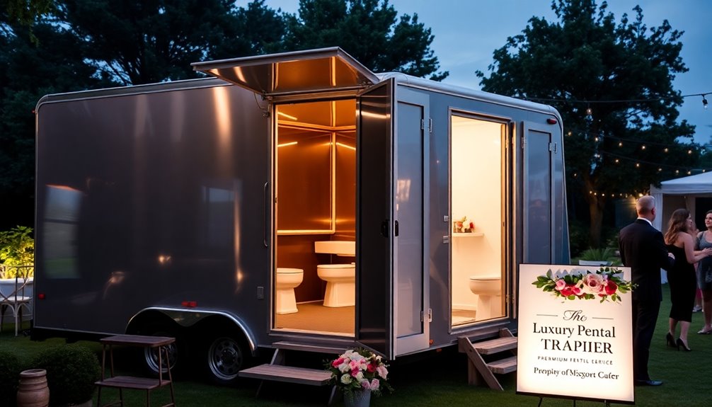 luxury restroom trailer rentals