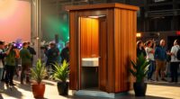 luxury restrooms for filming