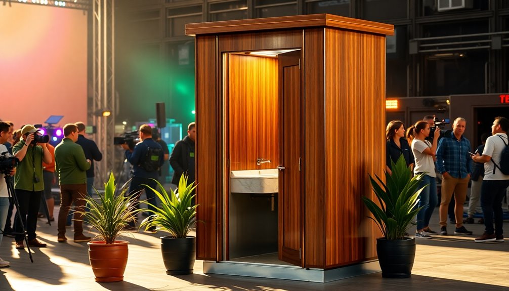 luxury restrooms for filming