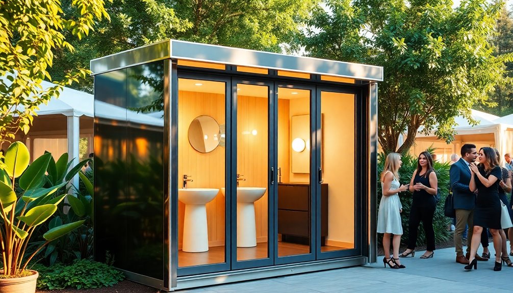 luxury restrooms with climate control