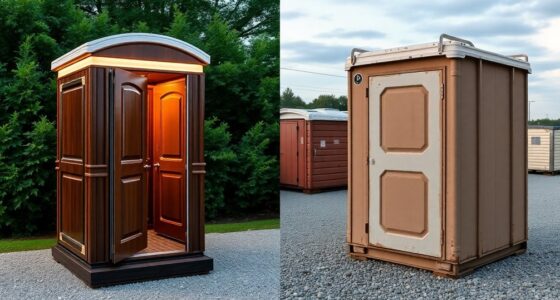 luxury vs traditional restrooms