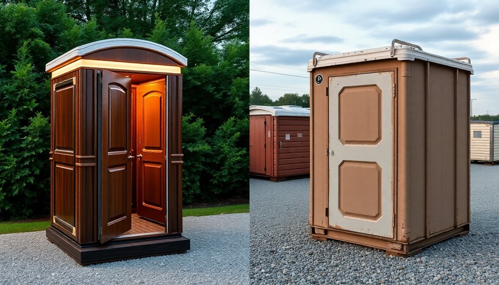 luxury vs traditional restrooms