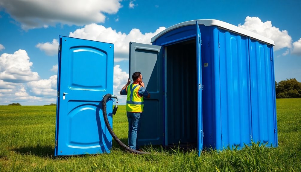 porta potty maintenance procedures