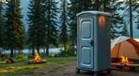 portable camping toilets with wheels