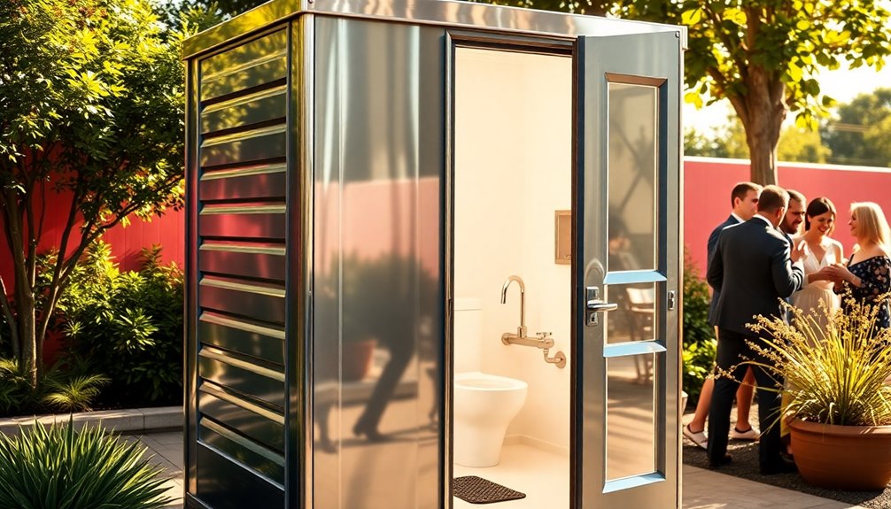 portable restroom advancements over time