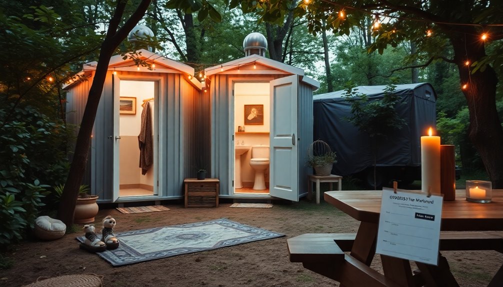 portable restroom budget planning