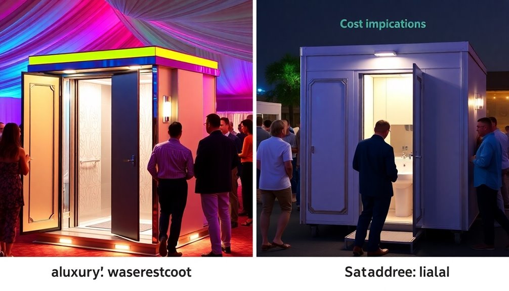 portable restroom cost analysis