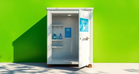 portable restroom hygiene practices