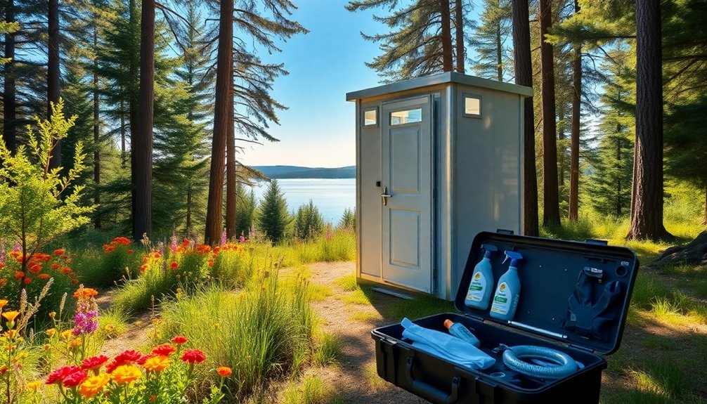 portable restroom maintenance advice