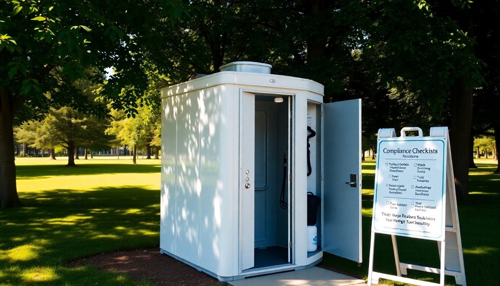portable restroom regulations compliance