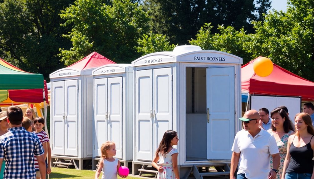 portable restroom usage benefits