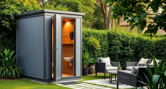 portable restrooms for convenience