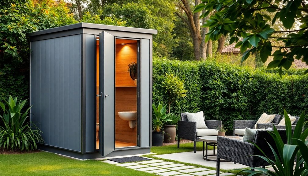 portable restrooms for convenience