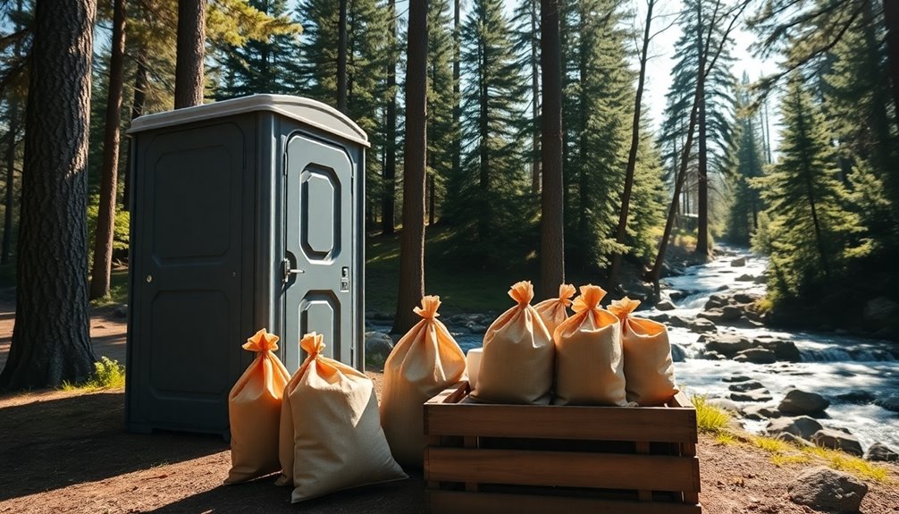 portable toilet bag selection