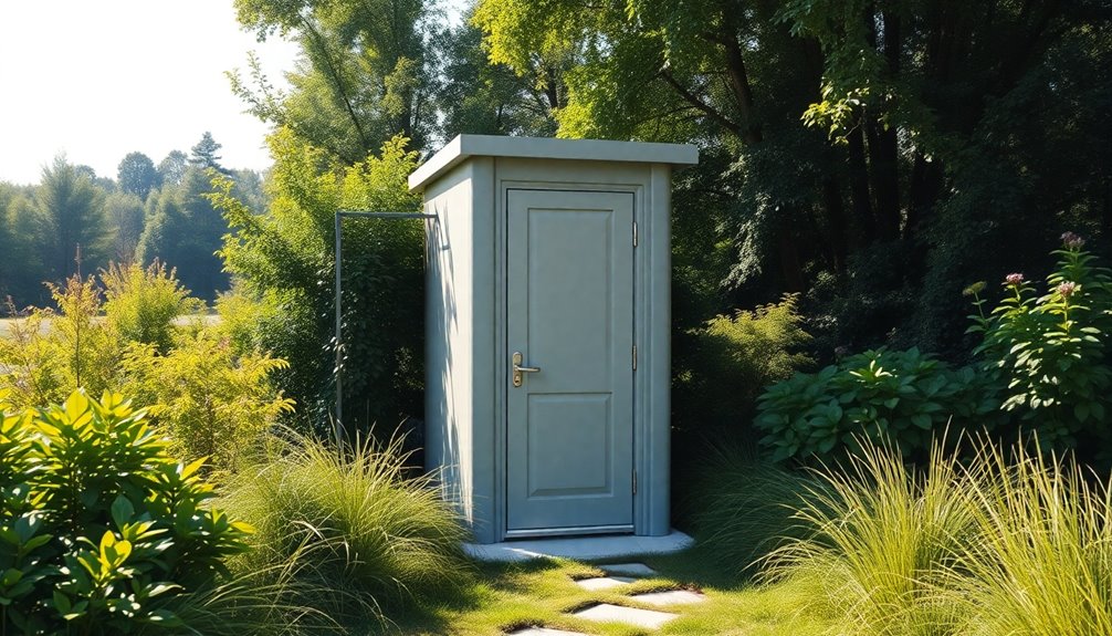 portable toilet enclosure selection