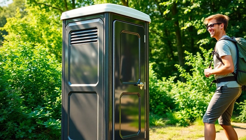 portable toilet odor management