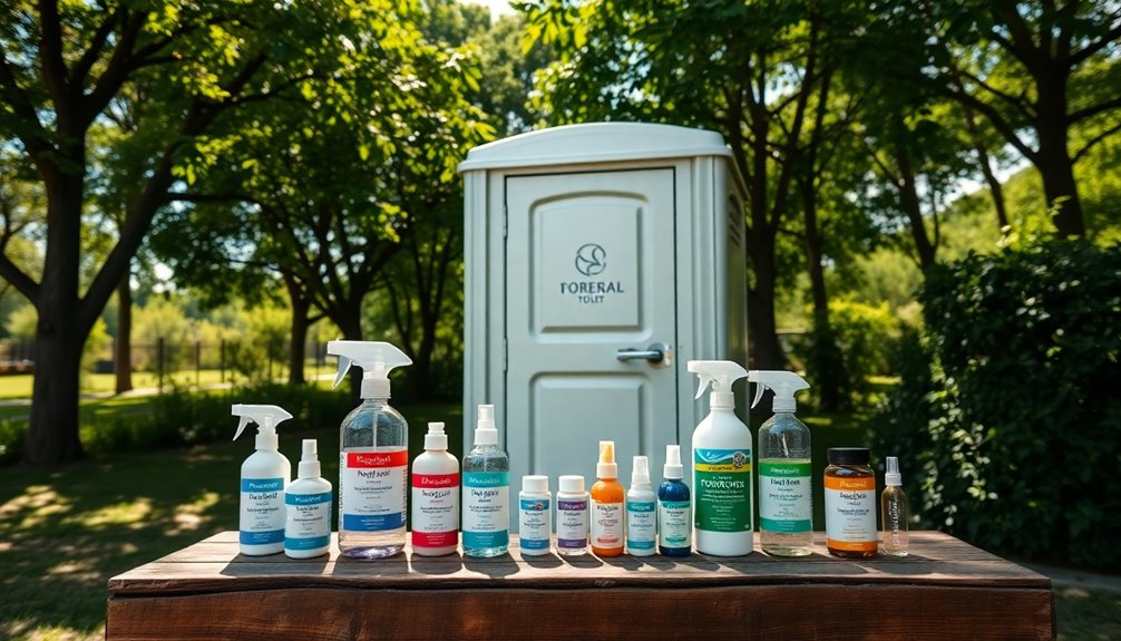 portable toilet odor solutions