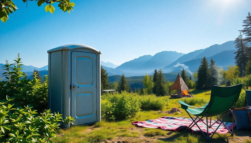 portable toilets for adventures