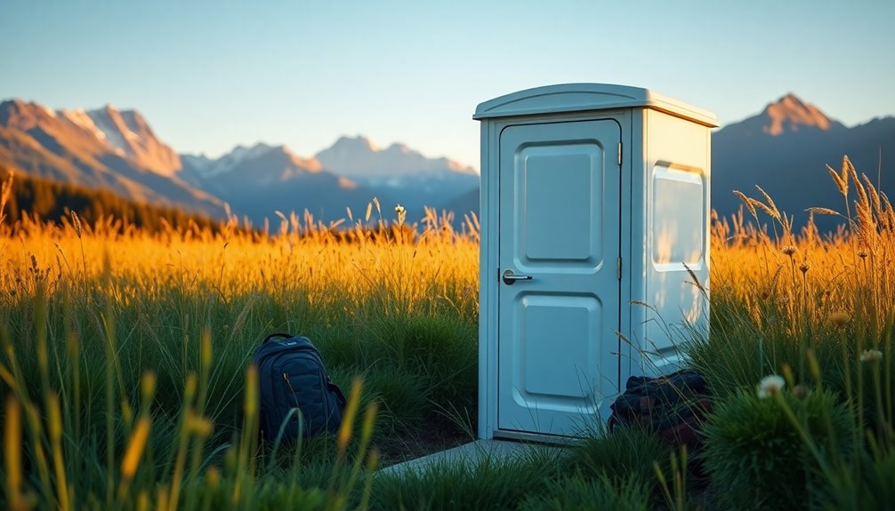 portable toilets for adventures