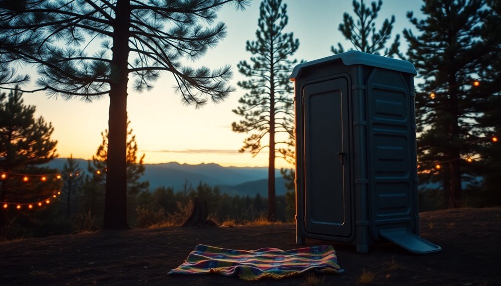 portable toilets for convenience