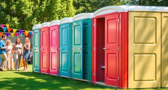 portable toilets for events