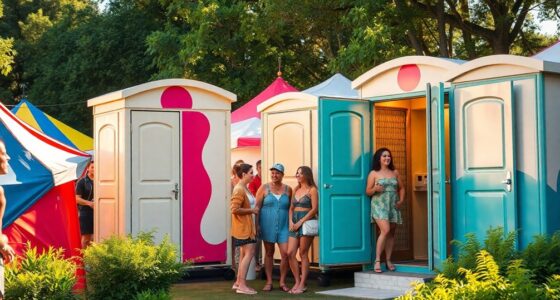 portable toilets for festivals