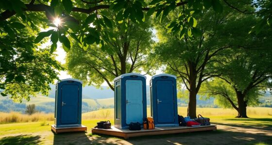 portable toilets for outdoors