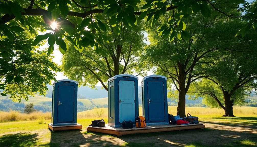 portable toilets for outdoors