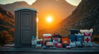 portable toilets for preparedness