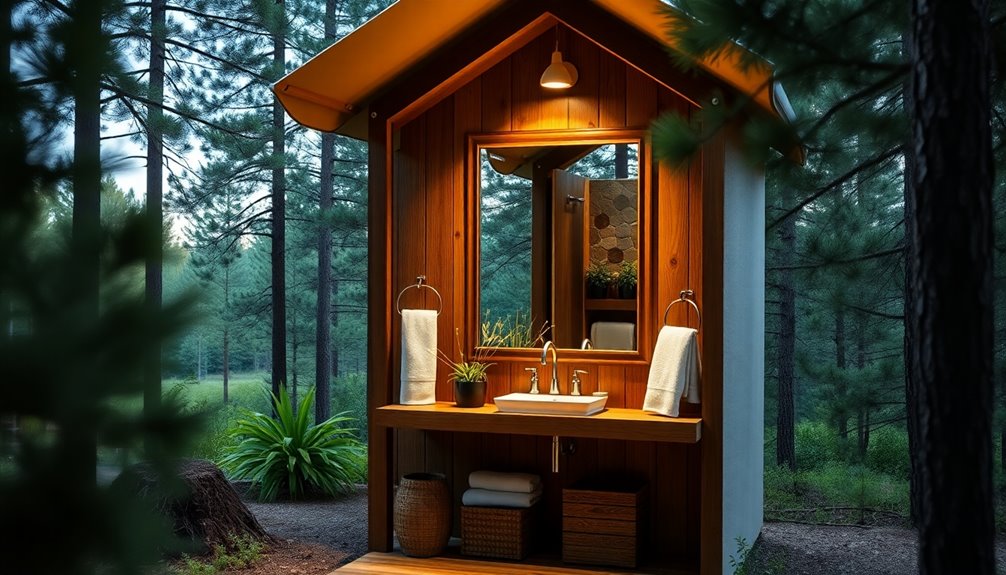 restroom quality enhances glamping