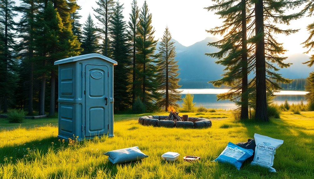 selecting a camping toilet