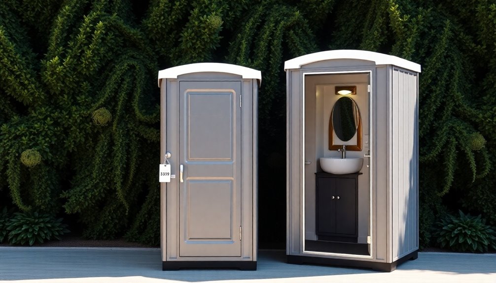 standard versus luxury options
