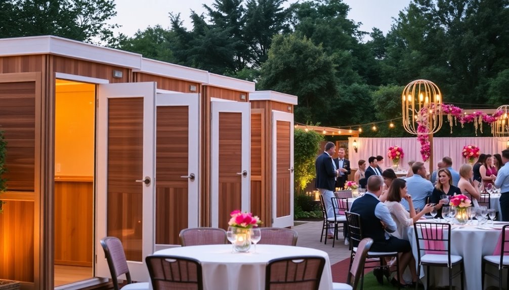 stylish mobile restroom solutions