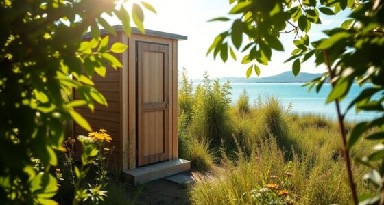 sustainable outdoor toilet options