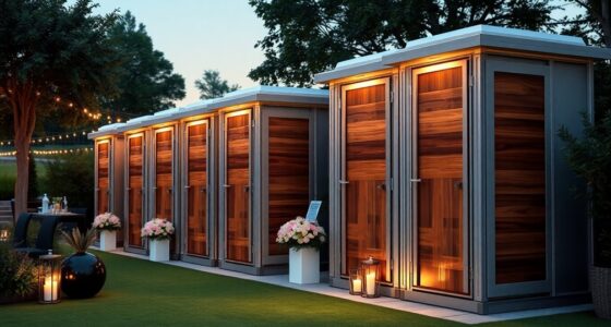 upscale luxury portable restrooms