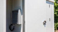choosing portable restroom hvac