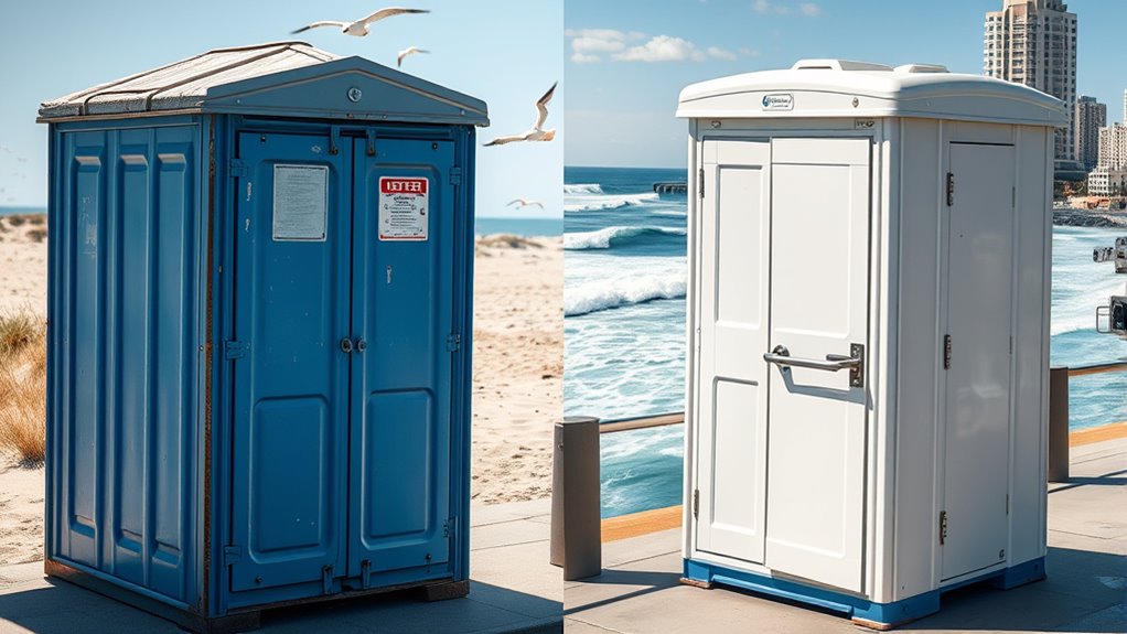 coastal porta potty costs