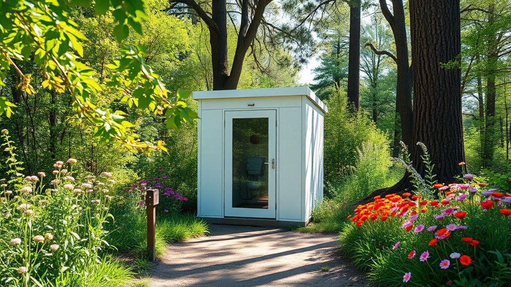 eco friendly compact restroom solutions
