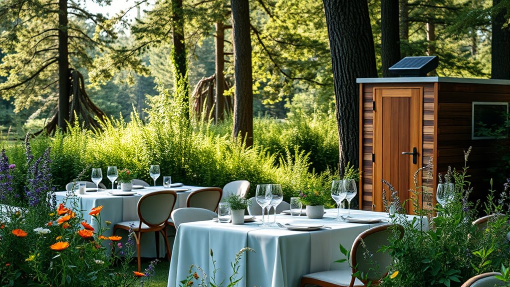 eco friendly wedding sanitation choices