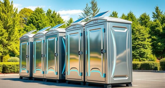 electric porta potty fleet