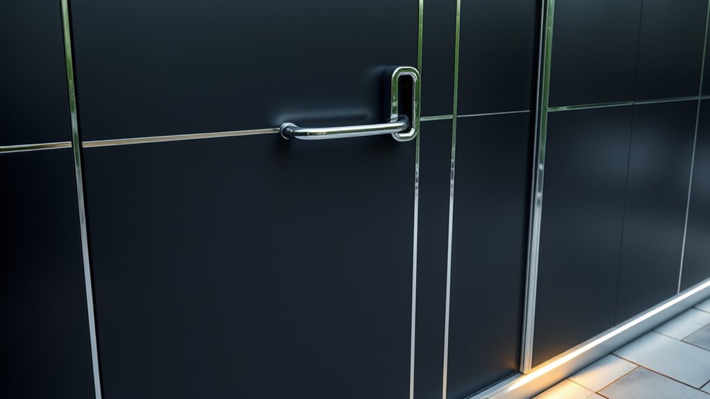 elegant portable restroom features