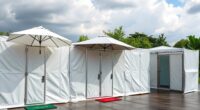 event restroom weather protection