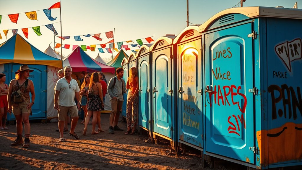 festival goer restroom opinions