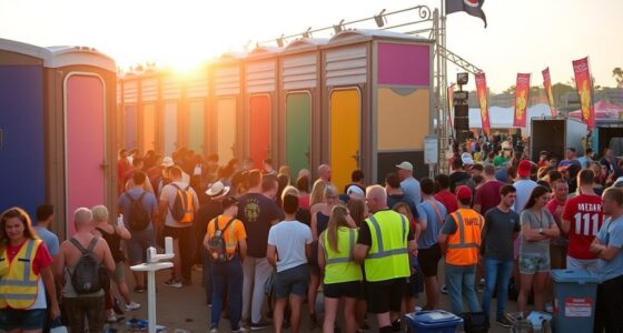 festival restroom turnover management