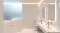 luxury minimalist restroom designs