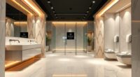luxury restroom showroom presentation