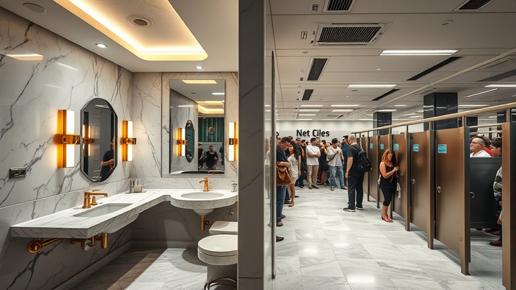 luxury vip restroom access