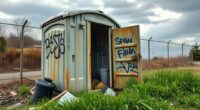 neglecting porta potty maintenance