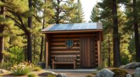 off grid campsite restroom design